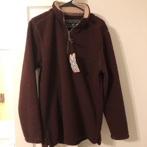 Small Maroon True Grit pullover